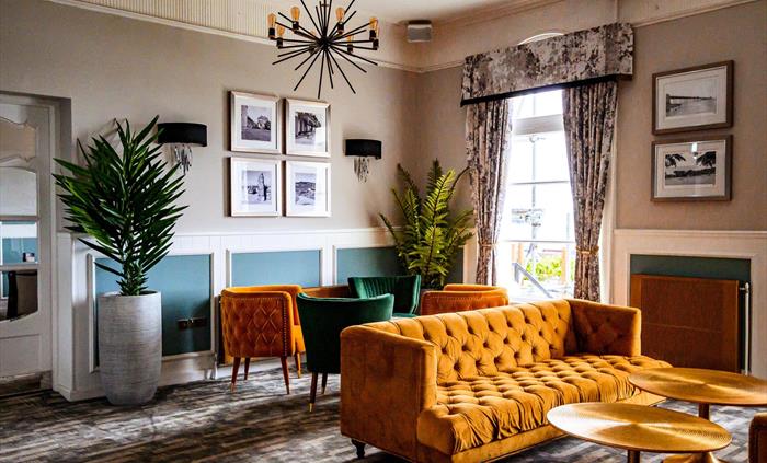 Interior of the Llandudno Bay Hotel.